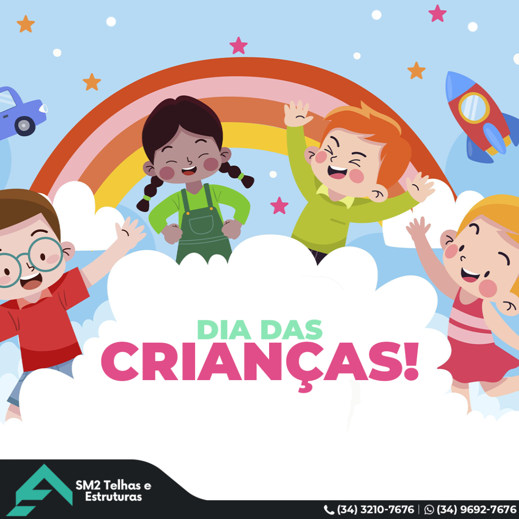 Neste Dia das Crianças vamos comemorar junto delas!