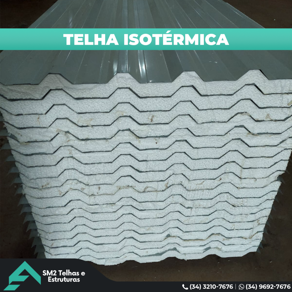 Telhas Isotérmicas são a solução ideal para garantir conforto térmico e acústico em sua construção!