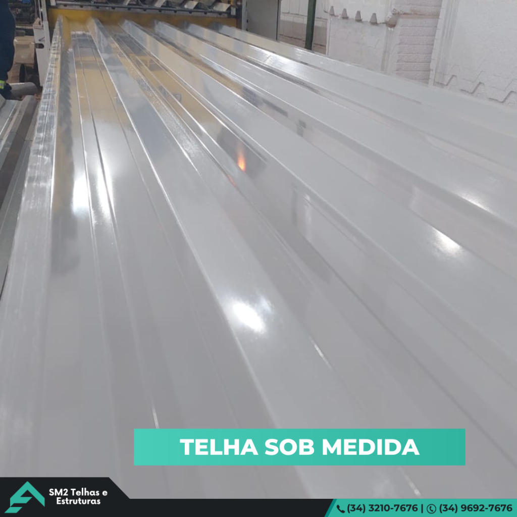 Telha Sob Medida. Na SM2 Telhas, cada projeto é único