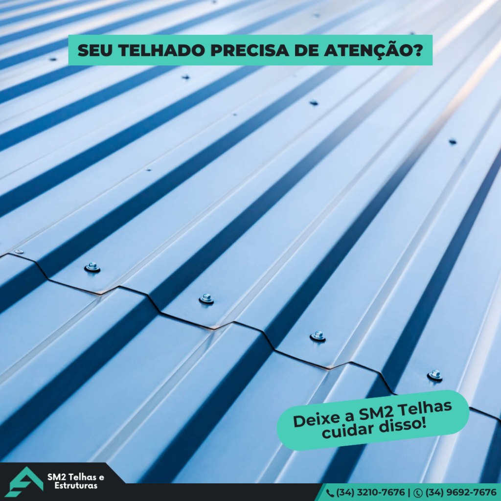 Deixe a SM2 cuidar de tudo. Acabe com os problemas de infiltrações, goteiras e estruturas antigas! Confie em quem fabrica, entrega e instala com excelência.