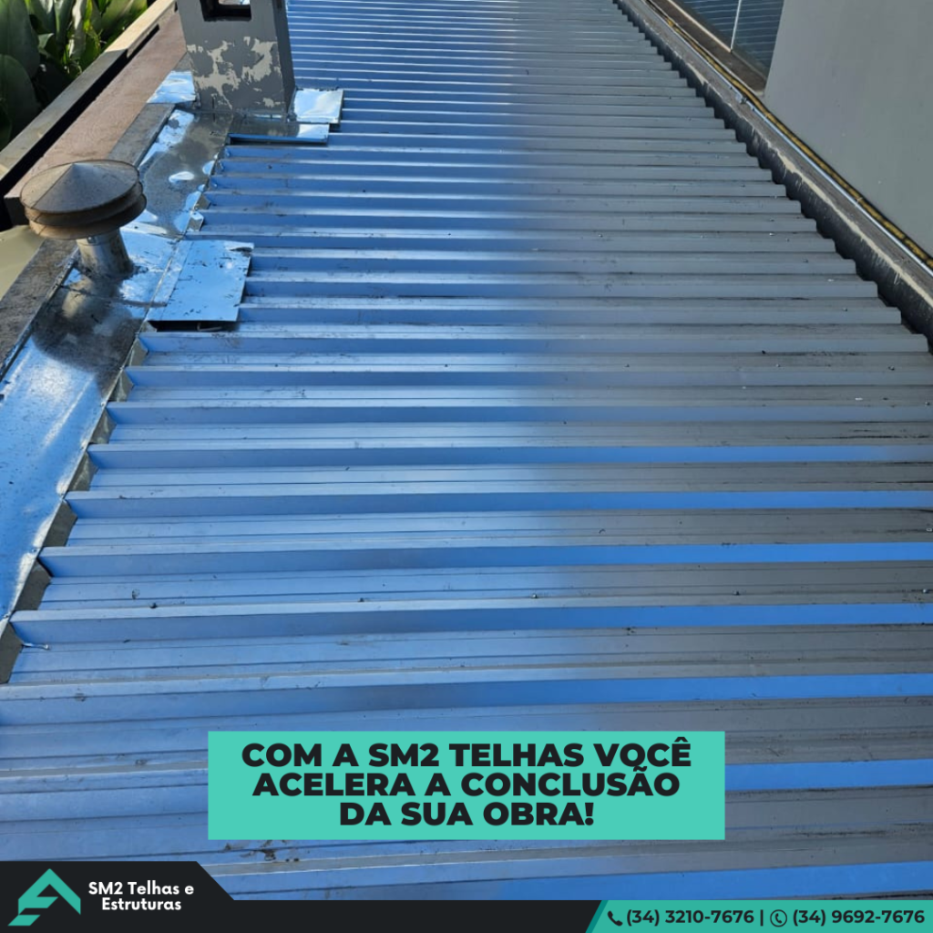 Obra parada é sinônimo de atraso e prejuízo! Com a estrutura metálica da SM2, você acelera seu cronograma com mais praticidade, menos desperdício e um acabamento de qualidade superior.