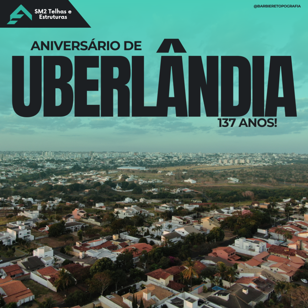 Aniversário de Uberlândia. 137 anos de história, trabalho e progresso. Hoje celebramos uma cidade que cresce com energia, acolhimento e orgulho de sua gente.