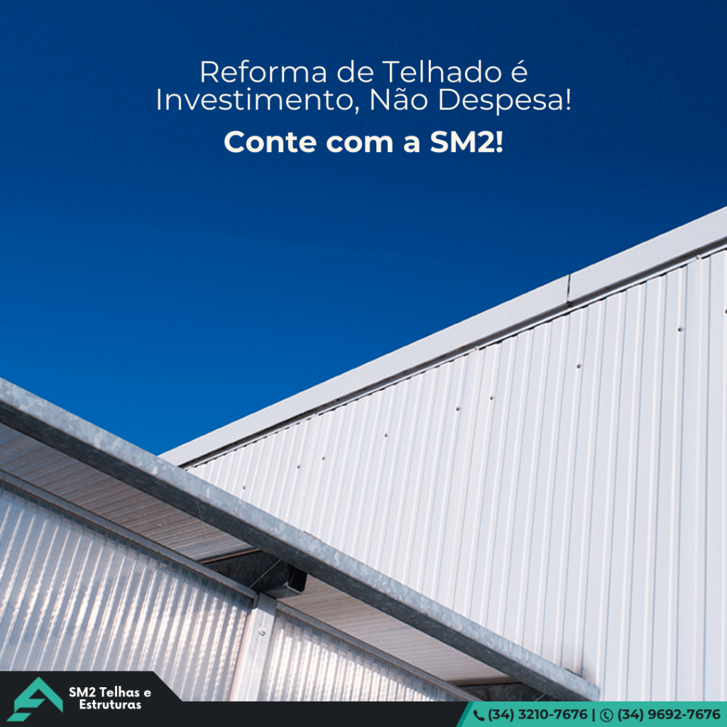 Troca de telhado. Reforma de Telhado é Investimento, Não Despesa! Coberturas antigas tendem a gerar custos frequentes com manutenção e reparos.