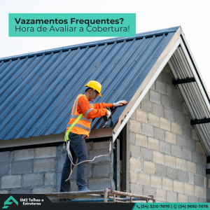 Vazamentos Frequentes? Hora de Avaliar a Cobertura! Pequenos vazamentos podem indicar desgaste estrutural mais profundo.